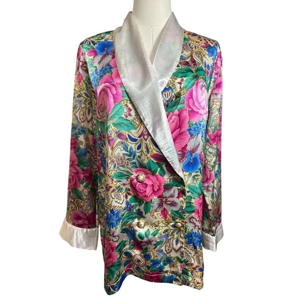 VTG 90’s Victoria’s Secret Gold Label Small Floral Sleep Shirt BOHO Cottagecore